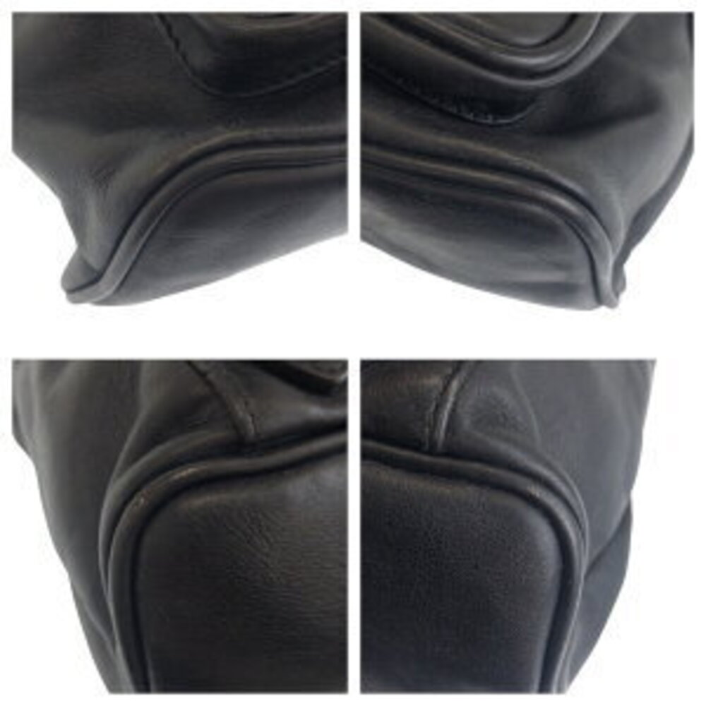 Gucci Black Bamboo Backpack Leather - Picture 3 of 10